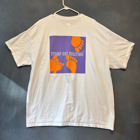 Vintage Hanes Beefy-T Nerds Unite Stomp Out Bullying Tee 2XL Skater Streetwear - Picture 4 of 8